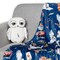 Warner Bros. Harry Potter Hedwig Silk Touch Throw Blanket 50X60 inches and Hugger Set, 11 inches